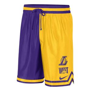 Шорты Nike x NBA Dri-FIT LAKERS Basketball Shorts 'Yellow Purple', желтый