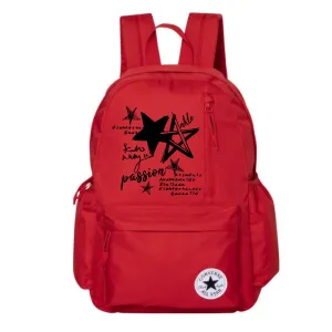 Converse Полиэстеровый рюкзак средний размер унисекс красный, Five-Pointed Star
