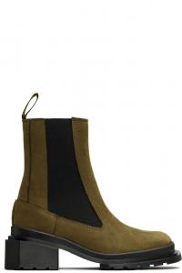 Ботинки челси Maybole Buttersoft из кожи цвета хаки Dr. Martens