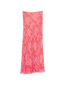 Миди-юбка с принтом Patrizia Pepe, красный