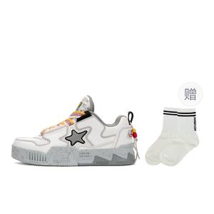 STARTER Кроссовки для скейтбординга Vol 90s с нескользящей подошвой, легкие, унисекс, белые, серые