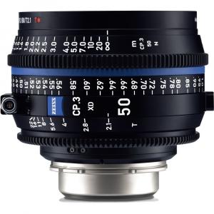 Компактный фиксированный объектив ZEISS CP.3 XD 50 мм T2.1 (крепление PL, ножки)