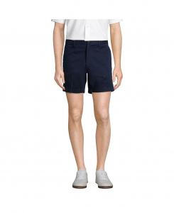 Мужские шорты чинос с комфортной талией, 6 дюймов, без железа Lands' End