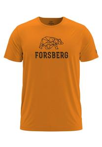 Футболка с принтом FORSBERG, цвет orangerot