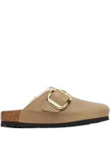 Замшевые сабо Boston Birkenstock, коричневый