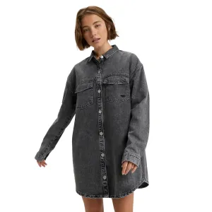 Женское джинсовое мини-платье-рубашка Tidal Moon Roxy, серый