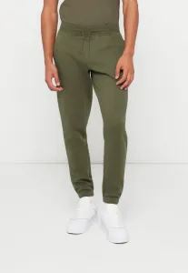 Узкие спортивные штаны с флагом. Tommy Jeans, Dark Greenery