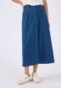 Юбка-Бутонне évasée Damart, Dark Denim