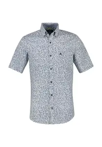 Рубашка с короткими рукавами LERROS "Рубашка с короткими рукавами LERROS с АОП ", белый