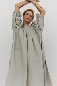 Хлопковое платье Muuv. buffle, серый