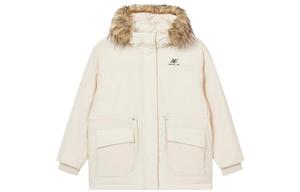 New Balance Пуховик женский экрю, Ecru