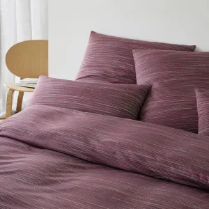 Наволочка элегантная из трикотажа Мако, односпальная, Motion, цвет бордо, размер 80х80 Elegante