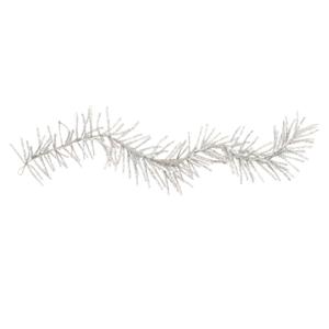 Гирлянда из хвои Melrose International Tinsel, 1500 м, белый