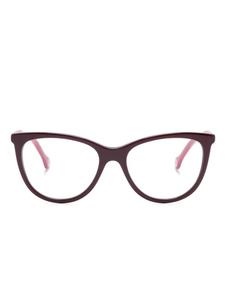 HER 0259 очки с клипсой Carolina Herrera, красный