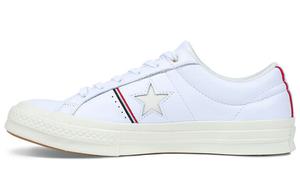 Кроссовки Converse One Star Piping Low Top In White/Enamel Red/Egret