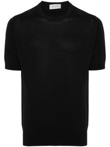 Футболка из трикотажного хлопка John Smedley Kempton, черный