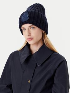 Шапка Th Crest Fluffy AW0AW18210 Tommy Hilfiger, синий