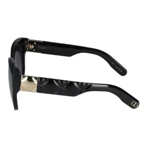 DIOR Acetate Metal Cat Eye Sunglasses Women's Black