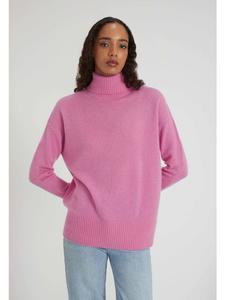 Водолазка свободного кроя в конфетно-розовом цвете Style Republic