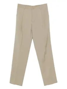 Брюки прямого кроя из шерстяной смеси Manuel Ritz, нейтральный