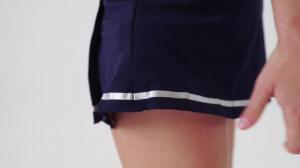 Женская теннисная юбка Kuikma 500 быстросохнущая тёмно-синяя