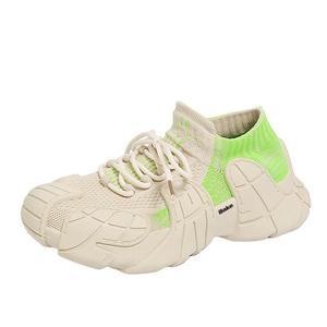 Женские кроссовки с низким верхом и массивной подошвой, устойчивые к скольжению BAKE, Green