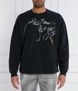 Толстовка Palm Angels свободной посадки, черный