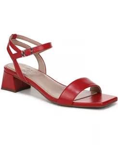 Женские сандалии Hana с квадратным носком и ремешками Naturalizer, красный