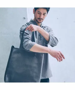 Вертикальная сумка-тоут из натуральной кожи Abahouse Lastword, цвет Gray