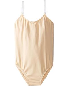Женский топ Capezio Camisole Leotard с прозрачными переходными лямками - для девочек, размер детский промежуточный, Nude