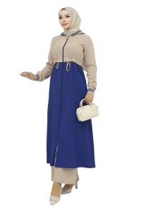 Брючный костюм MODAMIHRAM, темно-синий