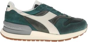 Мужские кроссовки Diadora Conquest из нубука на шнуровке, повседневные- зеленые