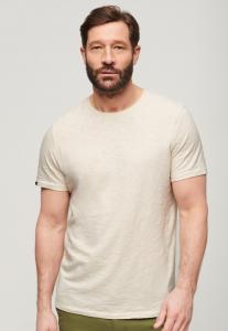 Футболка базовая CREW NECK SLUB Superdry, цвет oat cream marl