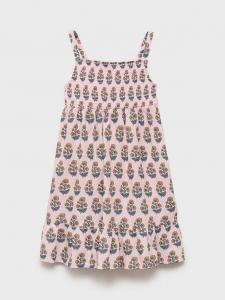 Детское ночное платье Maji Floral Smocked Mango, Pink