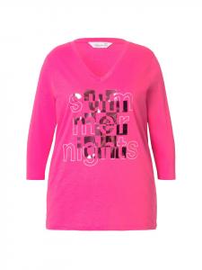 Футболка MIAMODA, цвет hibiskuspink