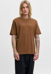 Футболка Jack & Jones PREMIUM Print T-shirt, Partridge/Brown