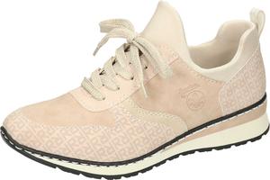 Ботильоны rieker Schnürn, цвет rose/altrosa/perle/perlcreme/beige