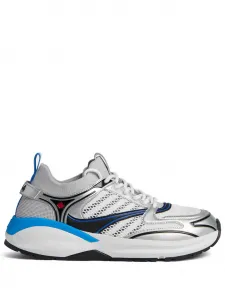 Кроссовки Bubble со вставками DSQUARED2, серебяный