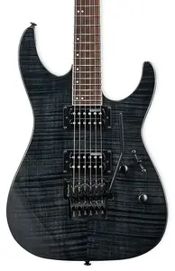 Электрогитара ESP LTD M-200FM. Прозрачный черный