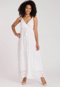 Платье South Beach SUMMER SEQUIN DETAIL CAMI V NECK, White