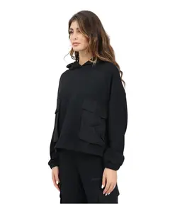 Черная толстовка в городском стиле с капюшоном. Hinnominate, черный