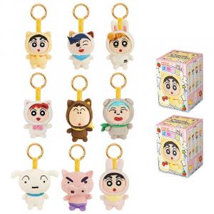 Миниатюрные шармы с животными из Crayon Shin chan мистическая коробка одиночная мистическая коробка/полная коробка 8 шт Crooked Melon Production