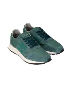 Низкие замшевые кроссовки для пеших прогулок Philippe Model, зеленый