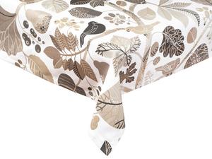 Скатерть beties Heimtextil, 130x220 см, экрю/серо-коричневый