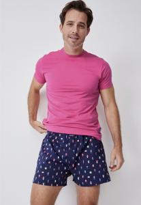 Футболка Jockey MIT RUNDHALS USA ORIGINALS, Raspberry Sorbet/Pink