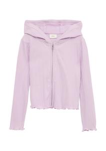 Толстовка с капюшоном на молнии s.Oliver, светло-фиолетовый