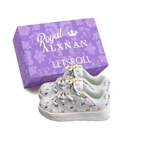 Низкие женские кроссовки для скейтбординга Rainbow Alxnan, Rainbow+Box