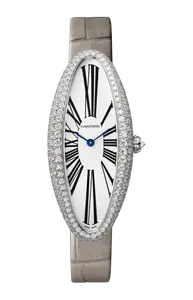 Часы baignoire allengee oro bianco Cartier