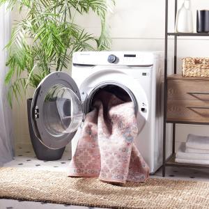 Ковер SAFAVIEH, 305 x 427 см, Serapi Collection - , бежевый и розовый, переходный дизайн, моющийся и нескользящий, идеально для помещений с высокой проходимостью в гостиной, спальне и столовой (SEP515B-10)