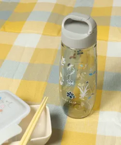 Бутылка для воды с цветочным рисунком, 850 мл Studio Clip, цвет Gray 15